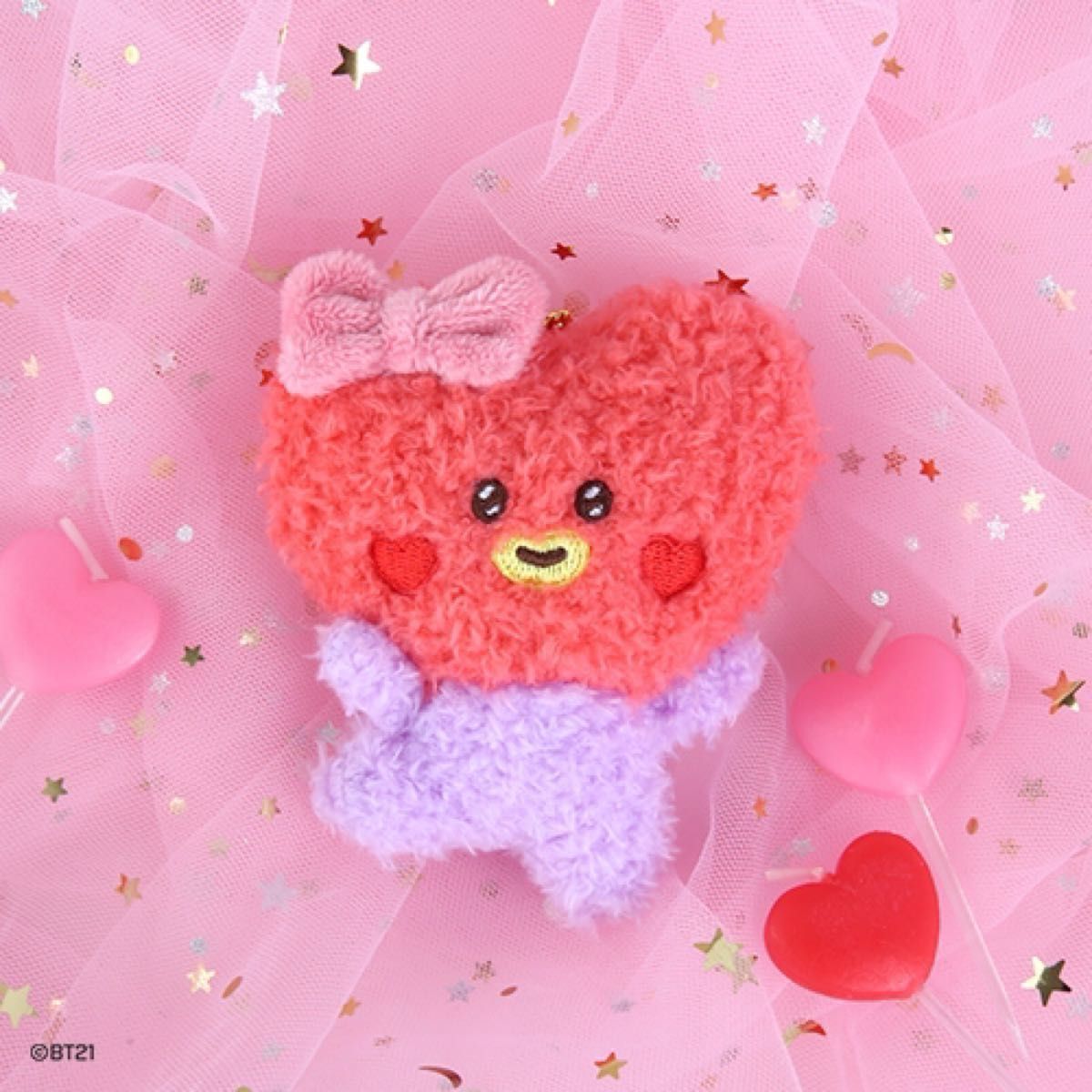 BT21 minini リボン KEYRING TATA 