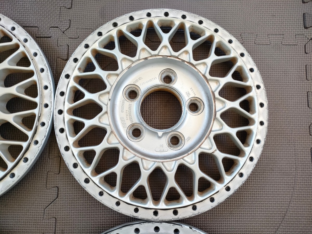 16inch BBS RS174 4枚 pcd 5×114.3 旧NISSAN用ハブ径73mm faces for sale NISSAN Y31 シーマ セドリック グロリア等に 