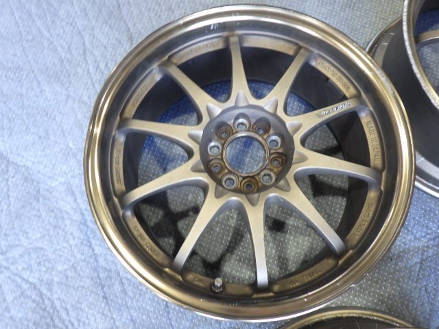 【中古】RAYSレイズ超軽量 CE28 8.0J-17 PCD100 5H +44 4本セット　_画像2