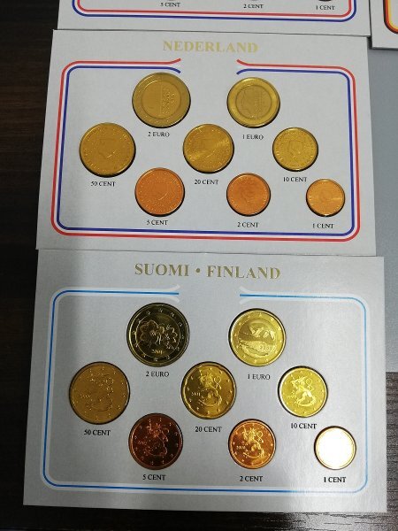 0503B243　世界のコイン　硬貨　おまとめ　フランス　イタリア　フィンランド　ポルトガル　など　ユーロ　セント_画像9