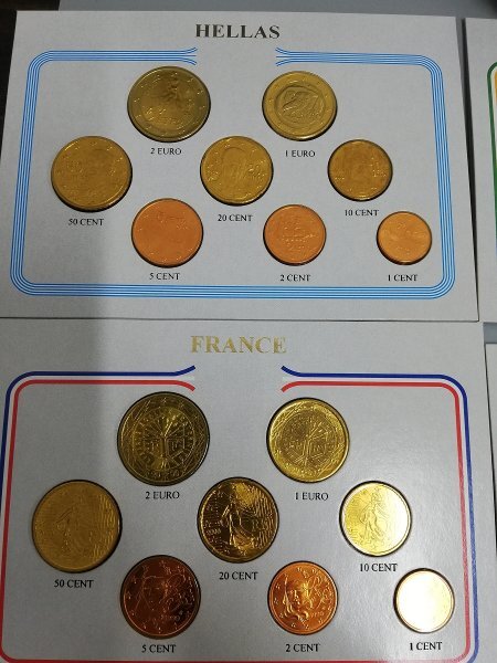 0503B243　世界のコイン　硬貨　おまとめ　フランス　イタリア　フィンランド　ポルトガル　など　ユーロ　セント_画像2