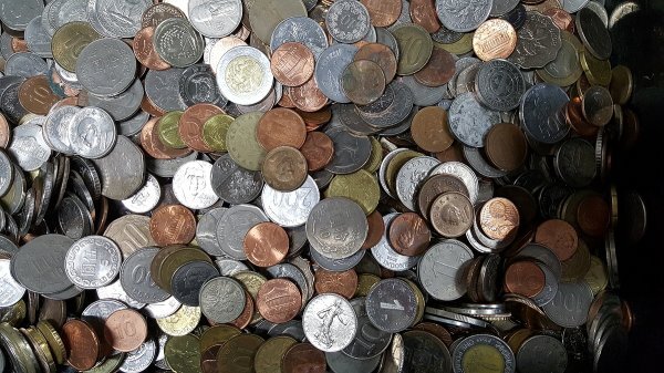 SP20　外国コイン、アメリカ、ユーロ、中国、韓国など小銭、雑銭　15,164g　15kg以上_画像4