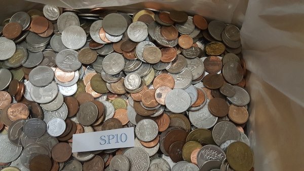 SP10　外国コイン、アメリカ、ユーロ、中国、韓国など小銭、雑銭　26,625g　26kg以上_画像7