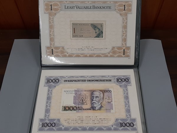 0502U22　世界の紙幣　コレクション　THE WORLD’S MOST UNUSUAL BANKNOTES　イギリス　中国　カンボジア など ※追加写真あり_画像6