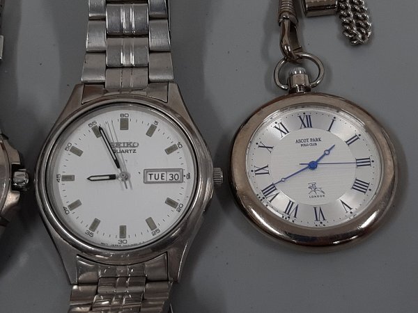 0503U32　時計　腕時計　ジャンク品　おまとめ　SEIKO　CITIZEN　BUREN　など_画像10