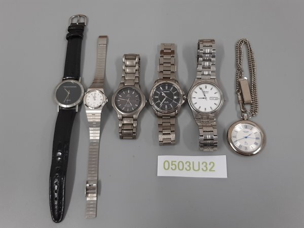 0503U32　時計　腕時計　ジャンク品　おまとめ　SEIKO　CITIZEN　BUREN　など_画像1