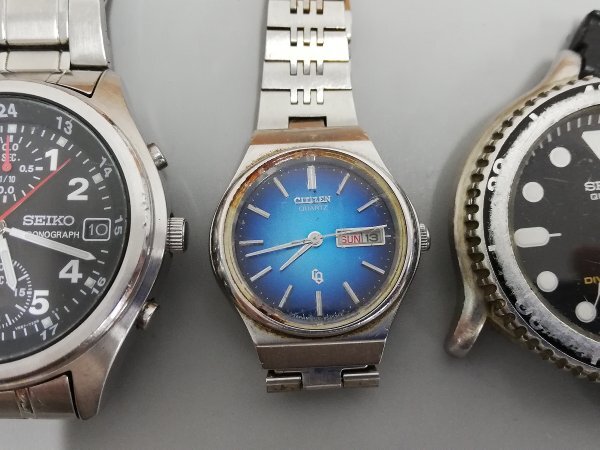 0503B4　時計　腕時計　ジャンク品　おまとめ　SEIKO　CITIZEN　など_画像9