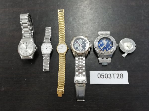 0503T28　腕時計　時計　文字盤　ジャンク品　おまとめ6点　LONGINES　CASIOカシオ　など_画像1