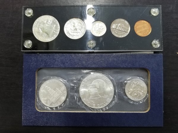 0503T5　各国の記念コイン　おまとめ　イギリス　アメリカ　ご成婚記念クラウン貨　U.S PROOF SET 1959　など_画像5