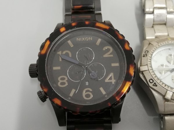 0503B69　腕時計　ジャンク品　おまとめ6点　NIXON　swatch　など_画像9