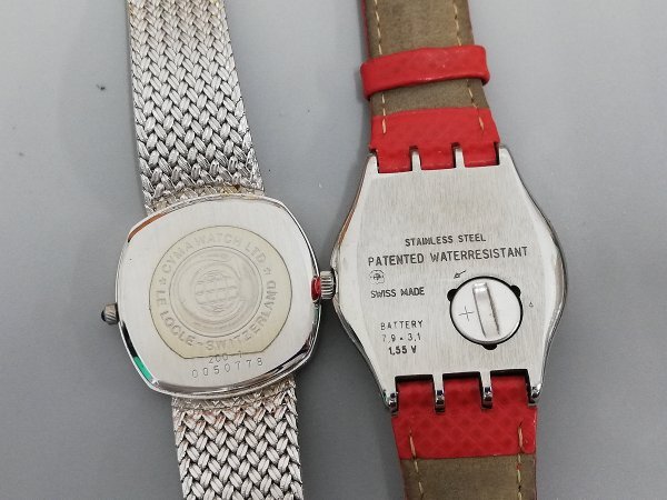 0503B43　時計　腕時計　ジャンク品　おまとめ　SEIKO　CYMA　SWATCH　など_画像8