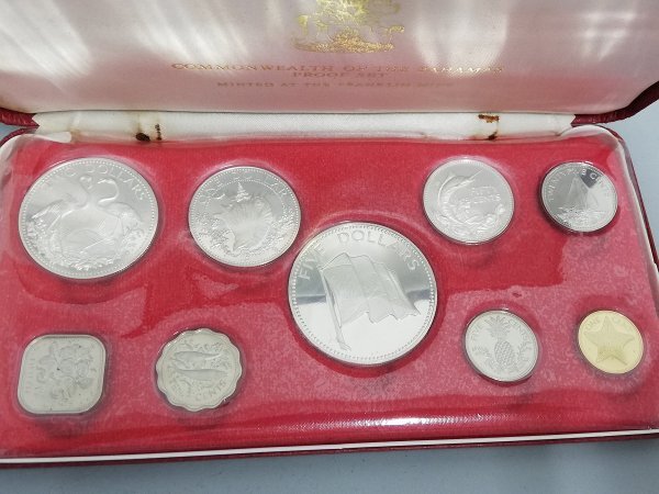 0503B248　世界のコイン　記念硬貨　おまとめ　ヴァージン諸島　ベリーズ　バハマ　1974_画像6