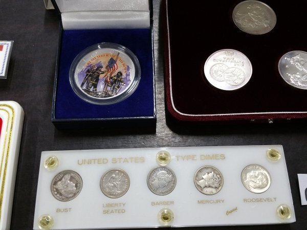 0503S26　世界のコイン　記念硬貨　コインセット　おまとめ　日本 第12回アジア競技大会　ポーランド 琥珀貿易記念　など_画像2