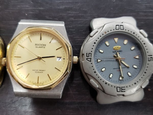 0503M31　時計　腕時計　ジャンク品　おまとめ　OLIVIABURTON　MARIOVALENTINO　SEIKO　RICOH　など_画像10