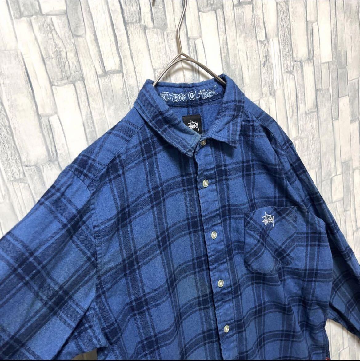 stussy ステューシー フランネルシャツ チェックシャツ 長袖 stussy ステューシー フランネルシャツ チェックシャツ 長袖