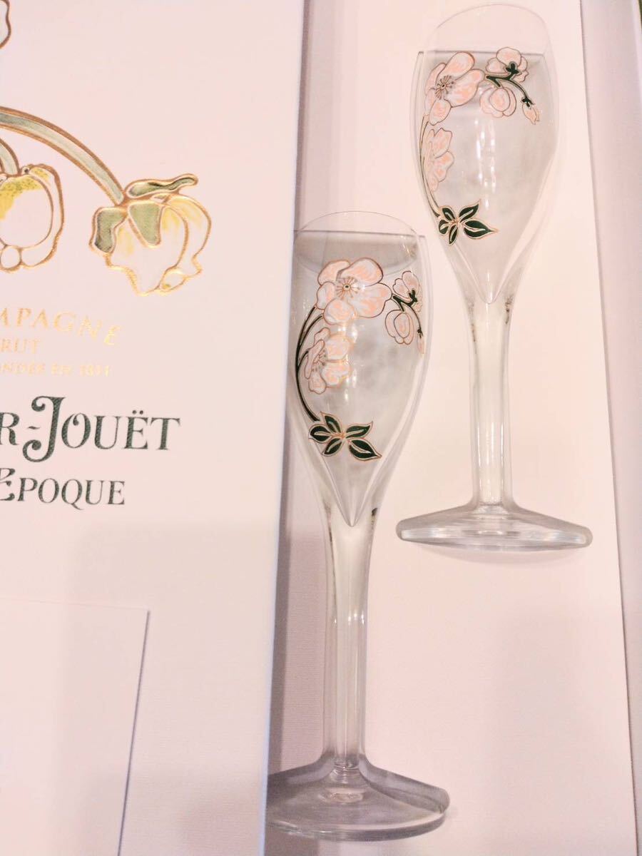 『1円スタート』未開栓 ペリエ ジュエ ベル エポックPerrier Jouet Belle Epoque 2006 シャンパン 白 ブリュット 750ml グラス2脚 冊子付き_画像3