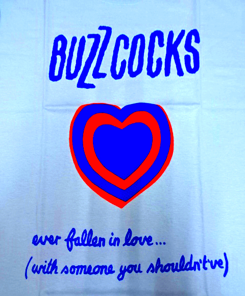 M 未使用【BUZZCOCKS Ever Fallen in Love T Shirt Meme Gift Funny Tee SAX バズコックス Tシャツ サックス OLD オールド】_画像4