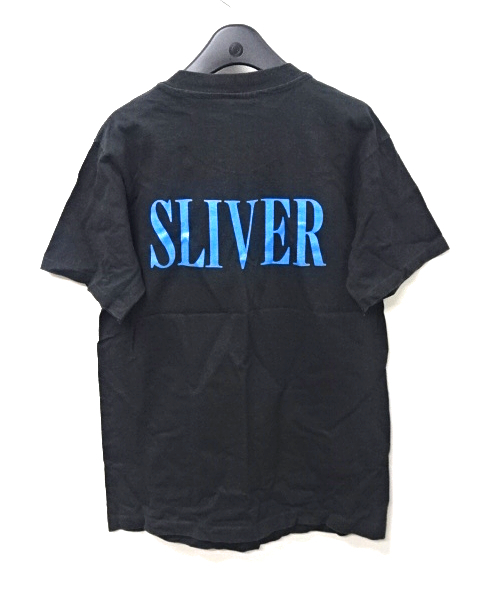 M[NIRVANA Tee SILVER anvil MADE IN U.S.A. Blackniruva-na T-shirt black OLD Old old clothes ]