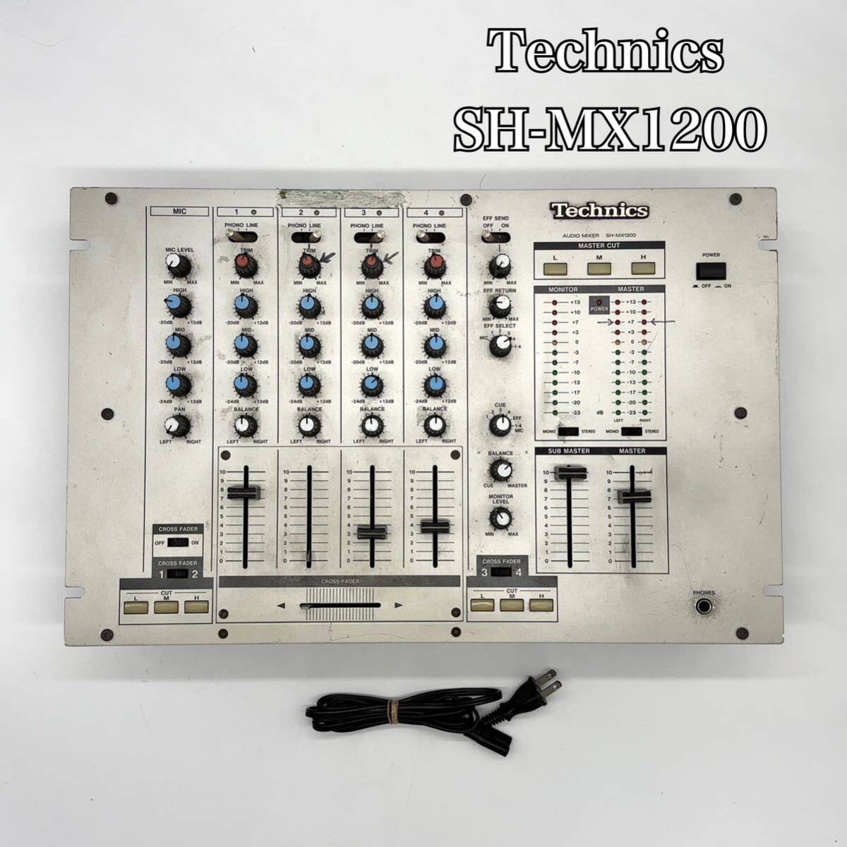Technics Technics 4ch Vintage DJ миксер текущее состояние товар 
