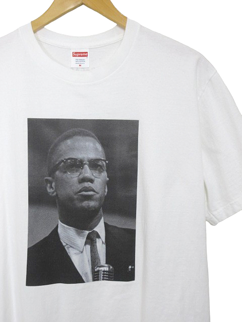 シュプリーム Supreme Tシャツ マルコム エックス ロゴ 22SS roy decarava malcolm X tee ホワイト size M メンズ_画像3