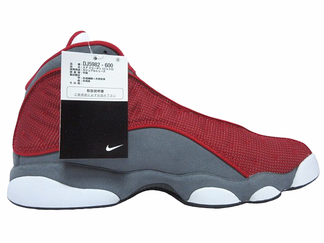 ナイキ NIKE エア ジョーダン 13 レトロ バッシュ スニーカー AIR JORDAN 13 RETRO DJ5982 600 GYM RED/BLACK-FLINT GREY-WHITE size 29cmの画像4