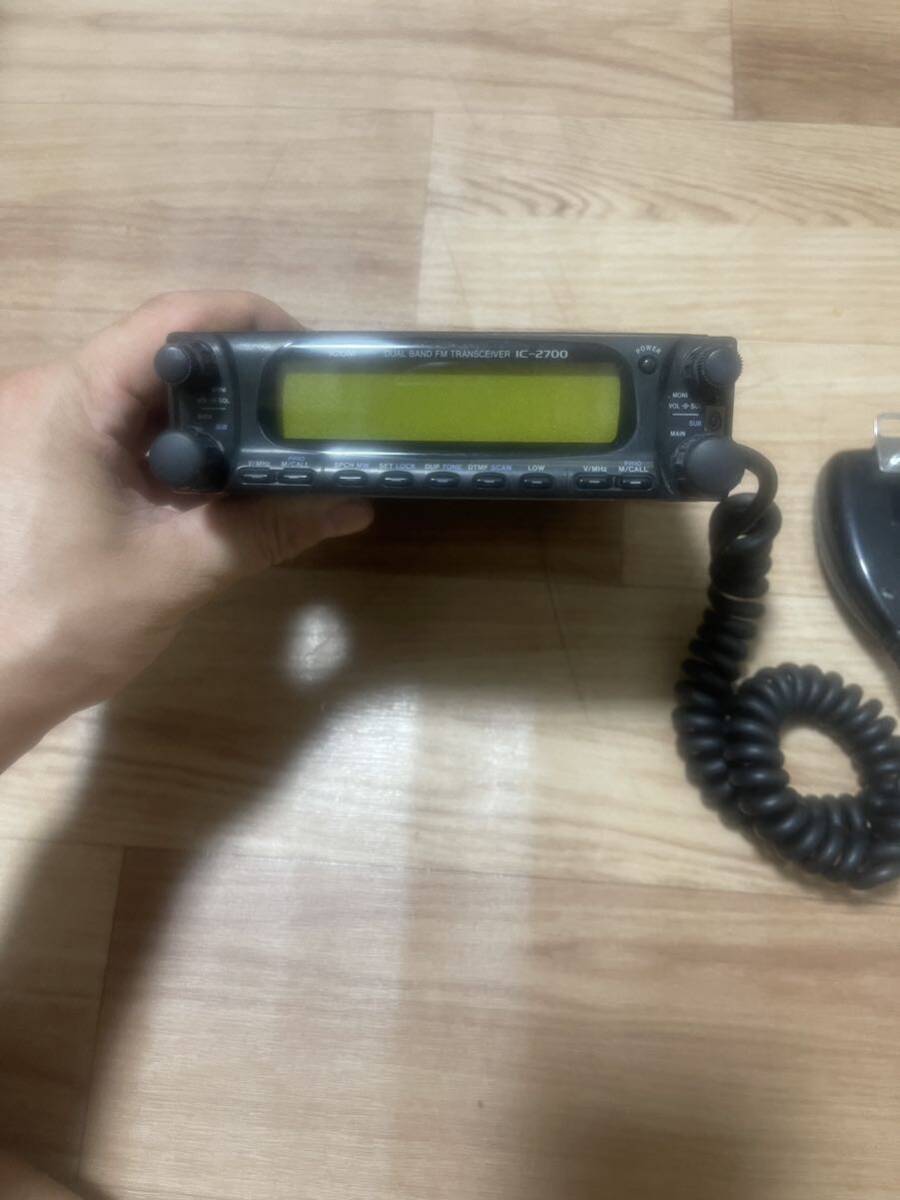 ICOM Icom IC-2700D FM приемопередатчик текущее состояние товар работоспособность не проверялась 