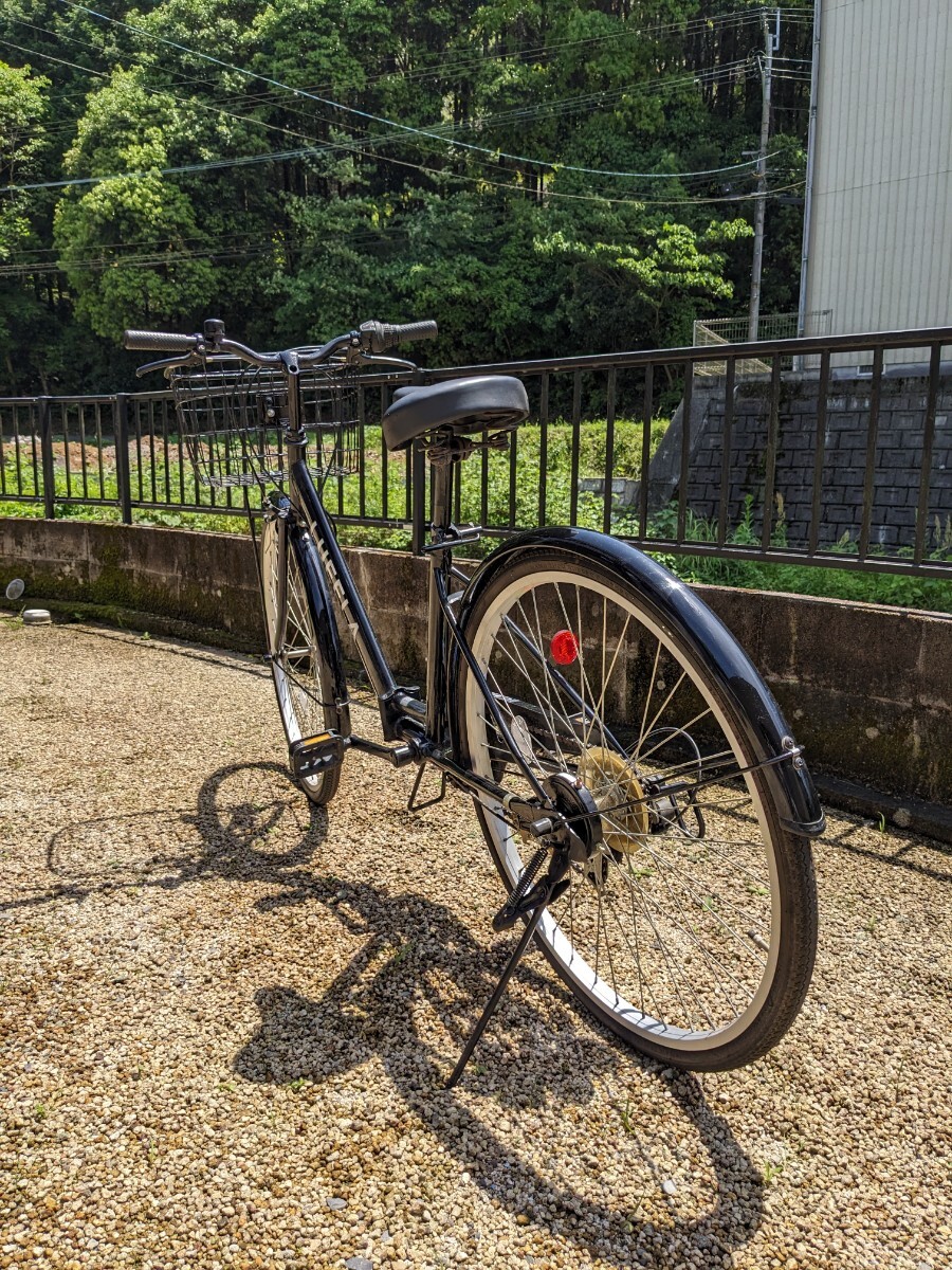  26インチ　SHIMANO　6段変速付き折りたたみ中古自転車_画像3