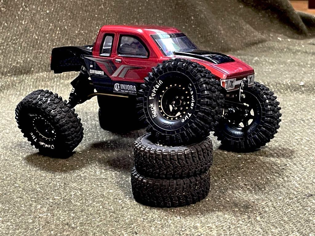 axial scx24 フォードブロンコ フルカスタム moforc LCGシャーシ injoraパーツ多数の画像2