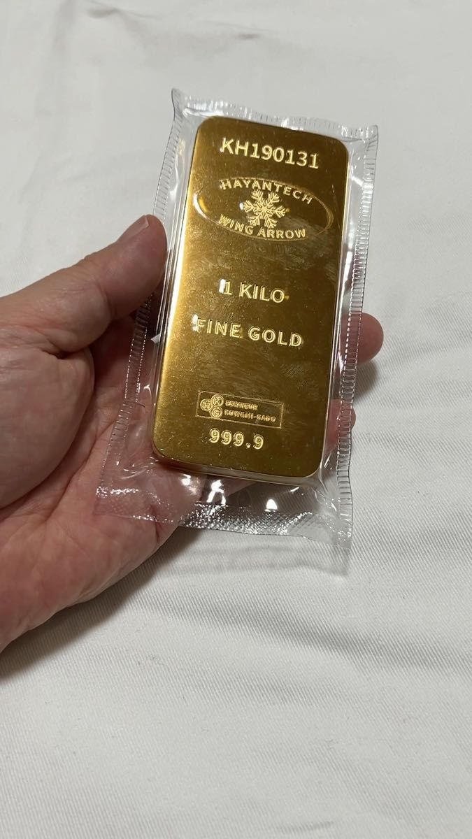 ゴールドバー1kgモデルのレプリカ品 1個