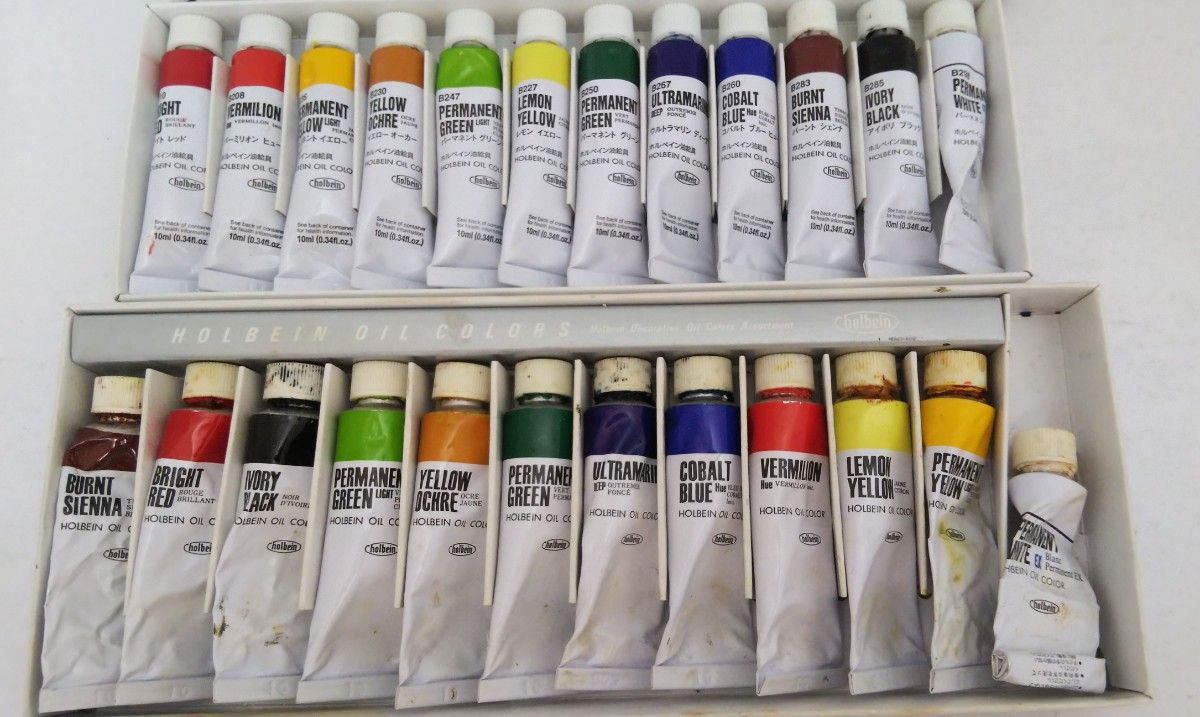 Holbein ホルベイン 油絵 画材セット 油絵セット 画材 絵の具 木 Holbein ホルベイン 油絵 画材セット 油絵セット 画材 絵の具 木