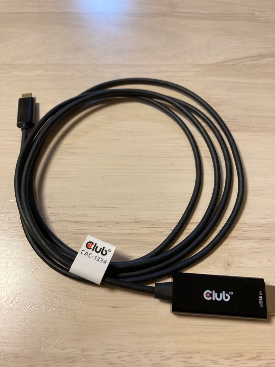 Club 3D HDMI Male オス to USB Type C Male オス アクティブ 1.8m (CAC-1334)