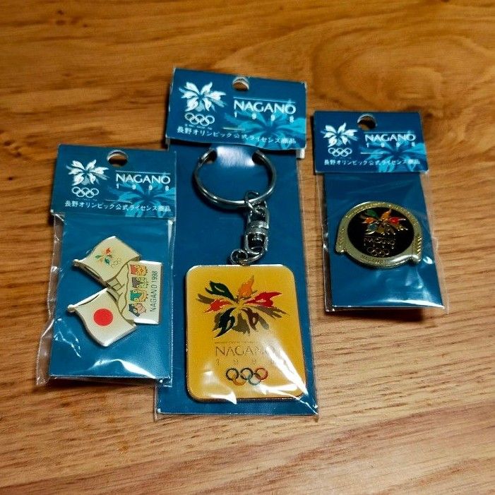 NAGANO 1998 冬季長野オリンピック 未使用キーホルダー 公式 NAGANO 1998 冬季長野オリンピック 未使用キーホルダー 公式