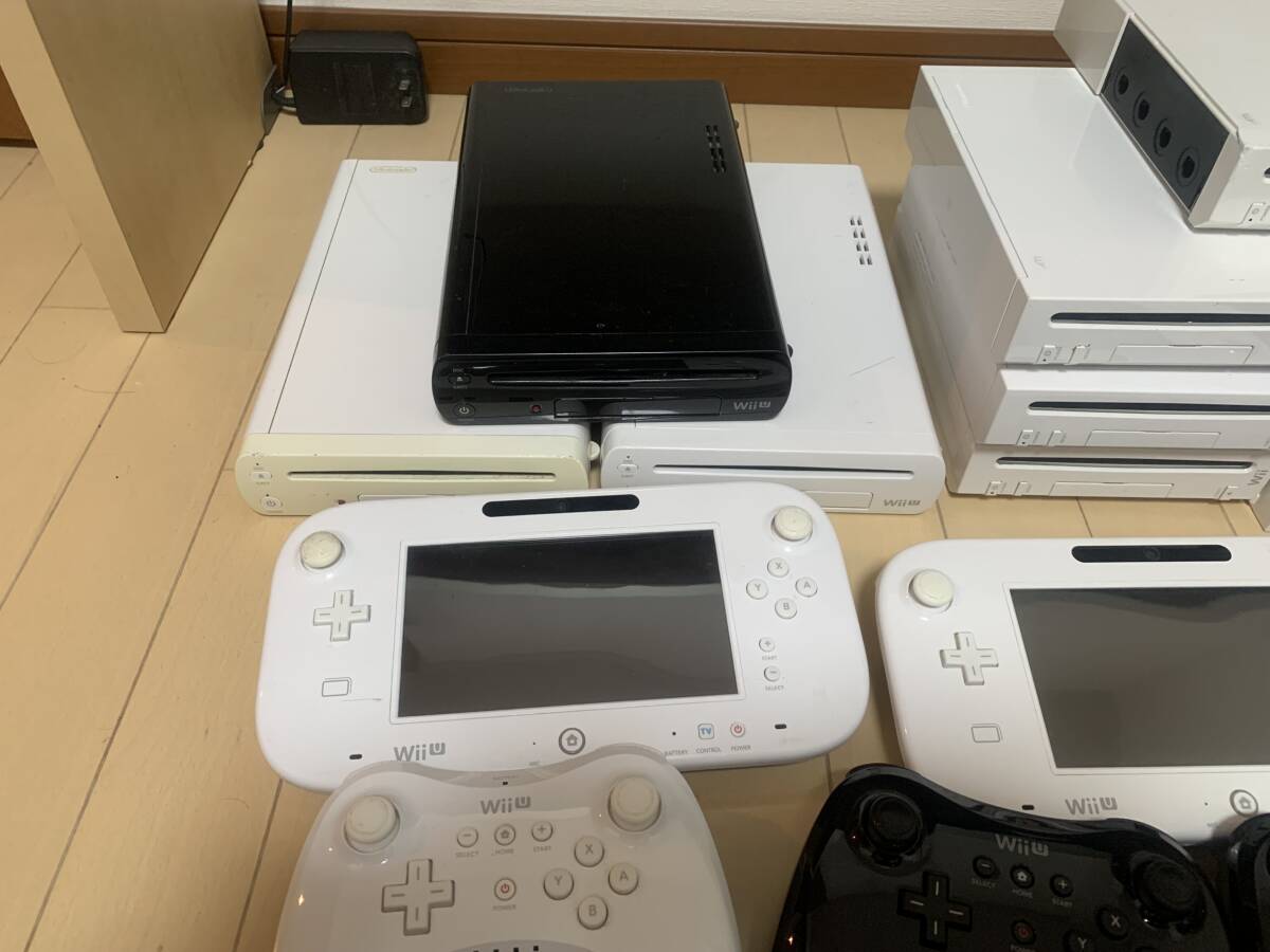 任天堂 WiiU Wii 本体 コントローラー  大量98本ソフト まとめて セット ジャンクの画像2