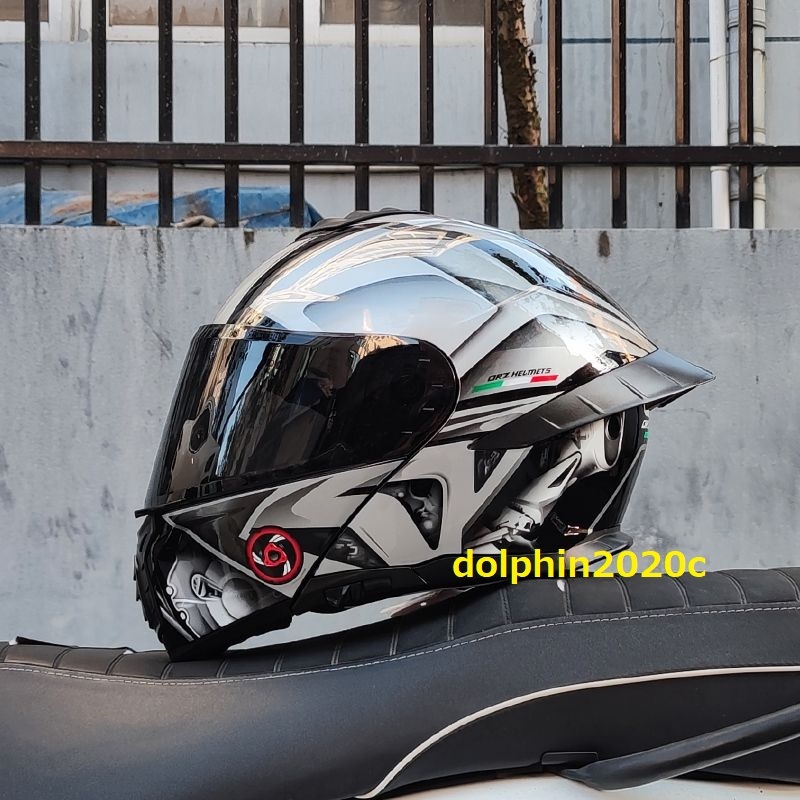 バイク ダブルレンズ フリップアップ フルフェイスヘルメット システムヘルメット M~3XLサイズ選択可 サイズ：Lの画像5