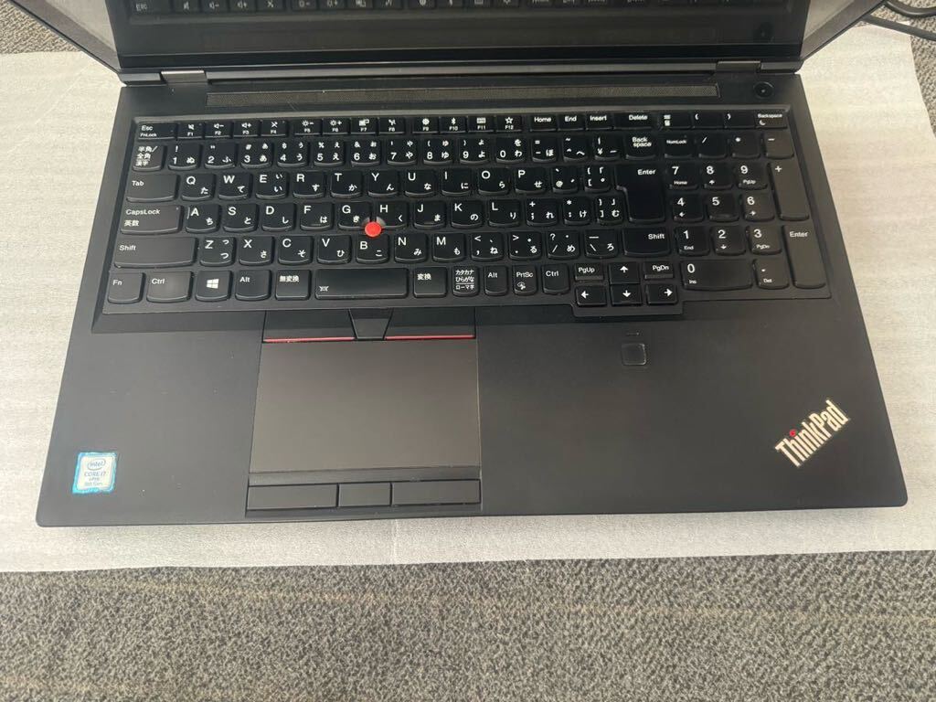 Lenovo ThinkPad P52 Core i7-8850H 電源付き、BIOS起動確認まで行いました。その他は詳しく写真で確認、その他未確認、現状品ジャンク品’_画像6