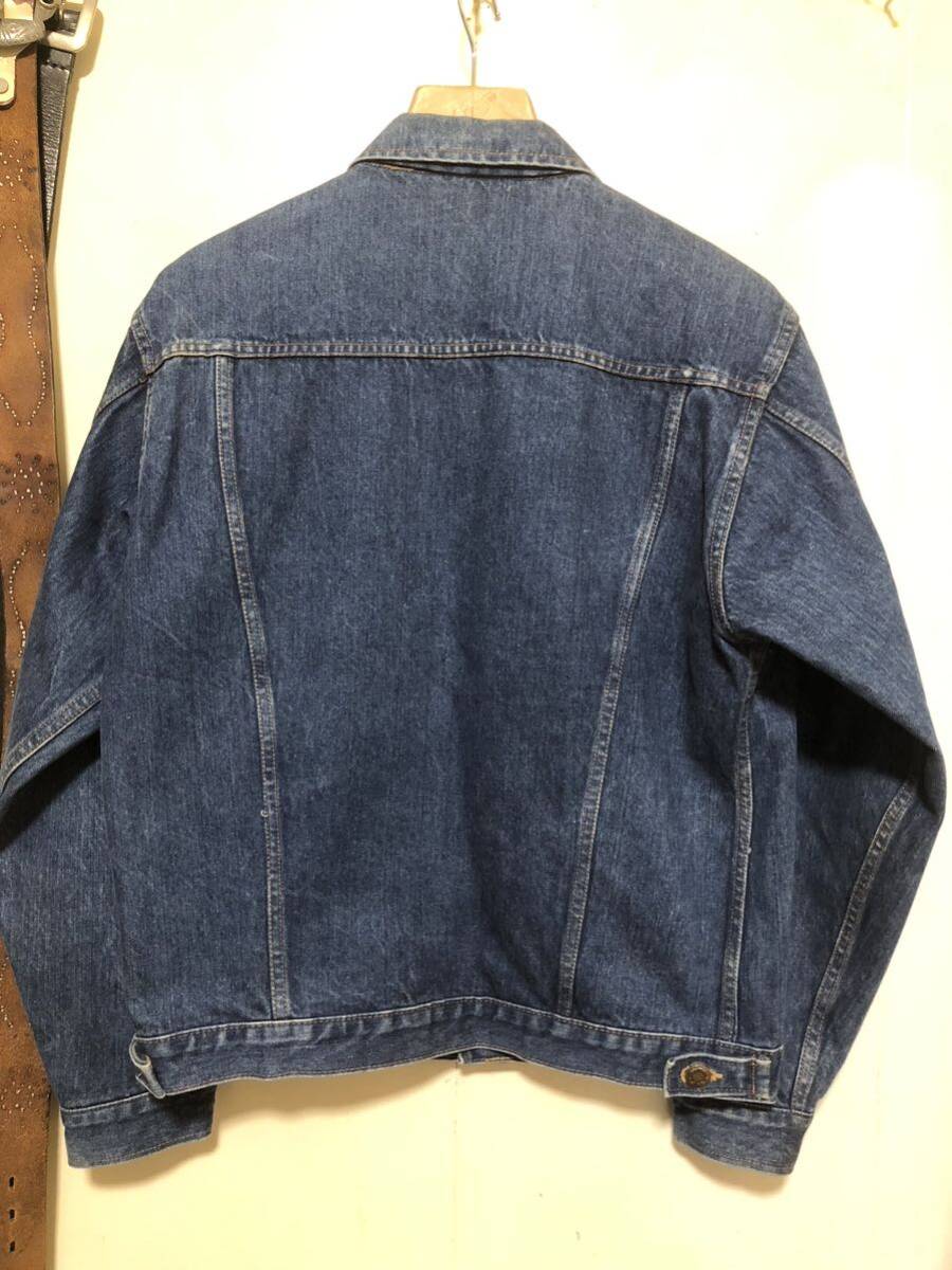 国産ビンテージ　 vintage denim jacket 3rdタイプ デニムジャケット　 M ジージャン トラッカージャケット 日本製 MADE IN JAPAN_画像2