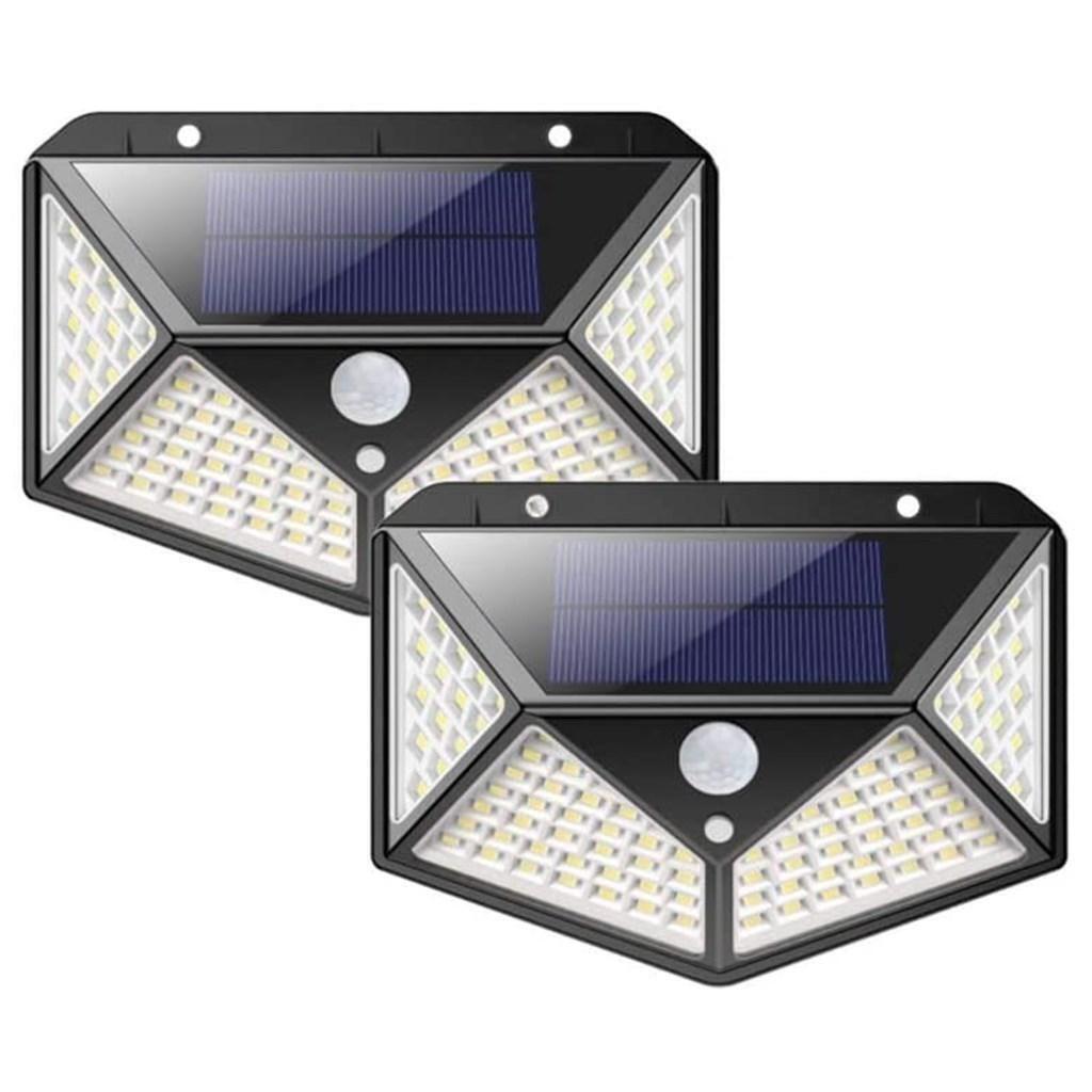 LEDセンサーライト 2個セット ソーラーライト 人感 屋外 防水の画像8