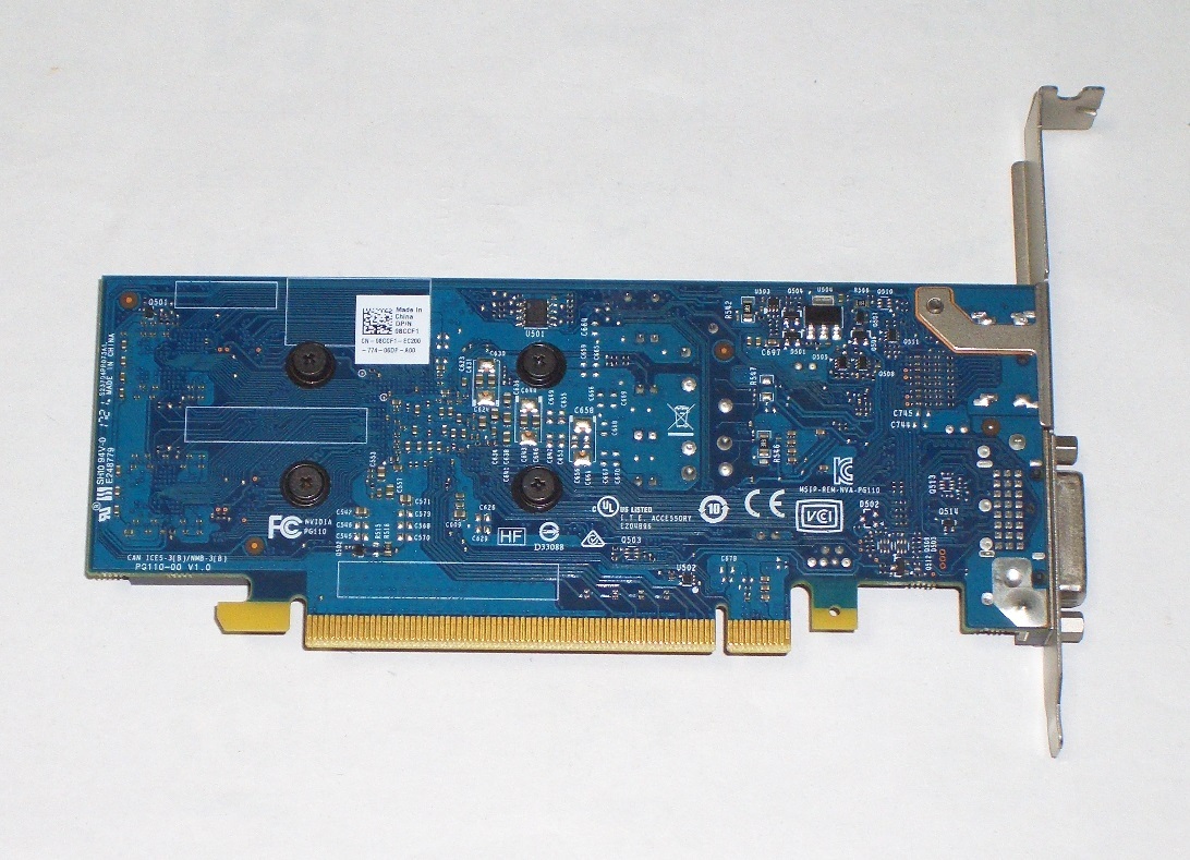 ◆DELL/ECS GeForce GT 1030 2GB FINAL FANTASY XIV 完走 完動品 即決！★送料185円_画像6