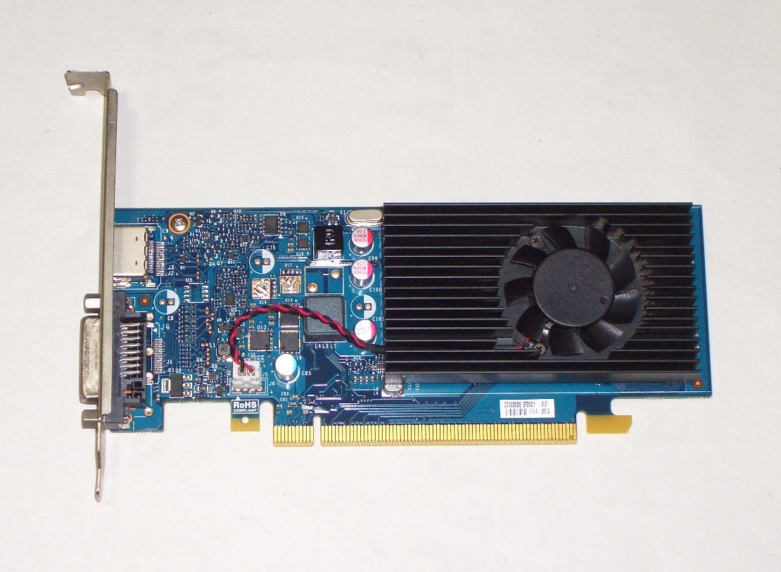 ◆DELL/ECS GeForce GT 1030 2GB FINAL FANTASY XIV 完走 完動品 即決！★送料185円_画像1