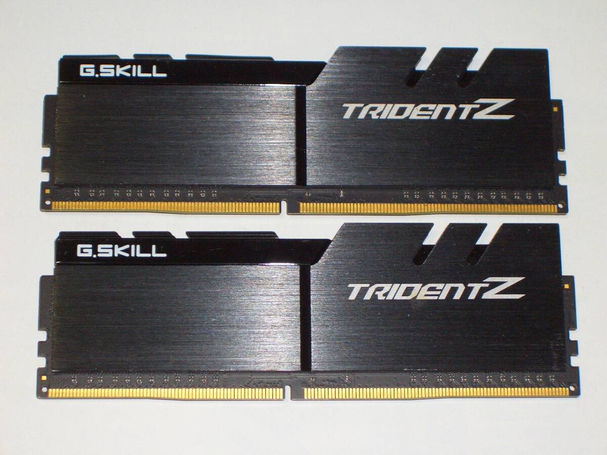 ◆高速！G.SKILL TRIDENT Z PC4-28800（DDR4-3600）16GB（8GB×2枚） 完動品 即決！★送料185円！_画像3