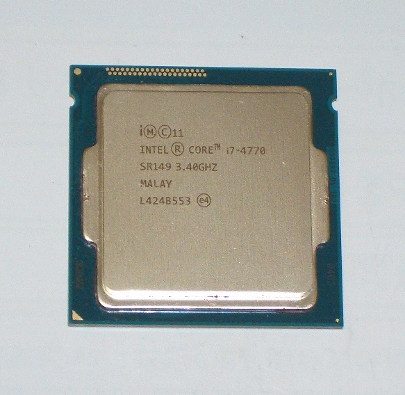 ◆ i7-4770 3.40GHz Haswell/8MB/SR149/LGA1150 動作未確認 ジャンク品★送料120円！_画像1