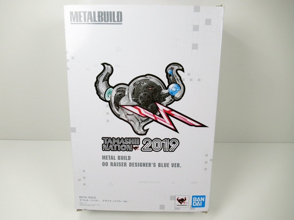 ◆[B93]METAL BUILD ダブルオーライザー デザイナーズブルーVer. TAMASHII NATION 2019 バンダイ 現状品の画像3