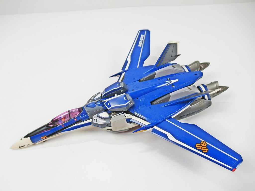 *[B13]VF-25Gme rhinoceros a bar drill -(mi is L * Blanc machine ) DX Chogokin Macross F present condition goods 