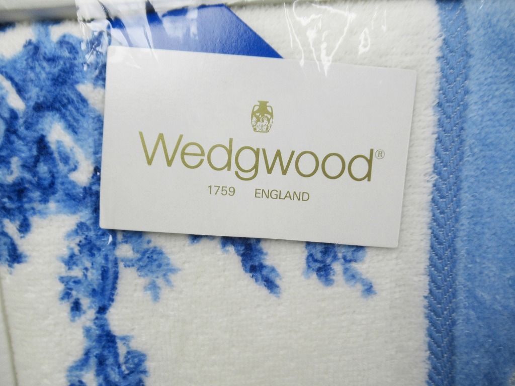 ◆[B52]未使用品　ウエッジウッド WEDGWOOD　タオルケット　綿100％　シングルサイズ　サイズ/140cm×190cm　西川産業_画像5