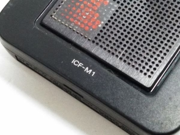 ^ Junk SONY Sony FM/AM pocket radio ICF-M1 Showa Retro antique 0501B-3 postal ^