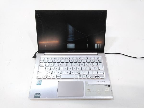 ♪ジャンク ASUS VivoBook S13 S330U Notebook PC CORE i3 液晶割れ スペック不明 A050215H @60♪_画像1