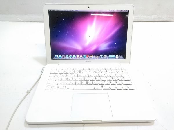 ◇アップル Apple MacBook A1342 MAC OS X 10.6.8 INTEL CORE 2 DUO 2GB 1067MHz DDR3 250GB ノートパソコン @80 ◇_画像1