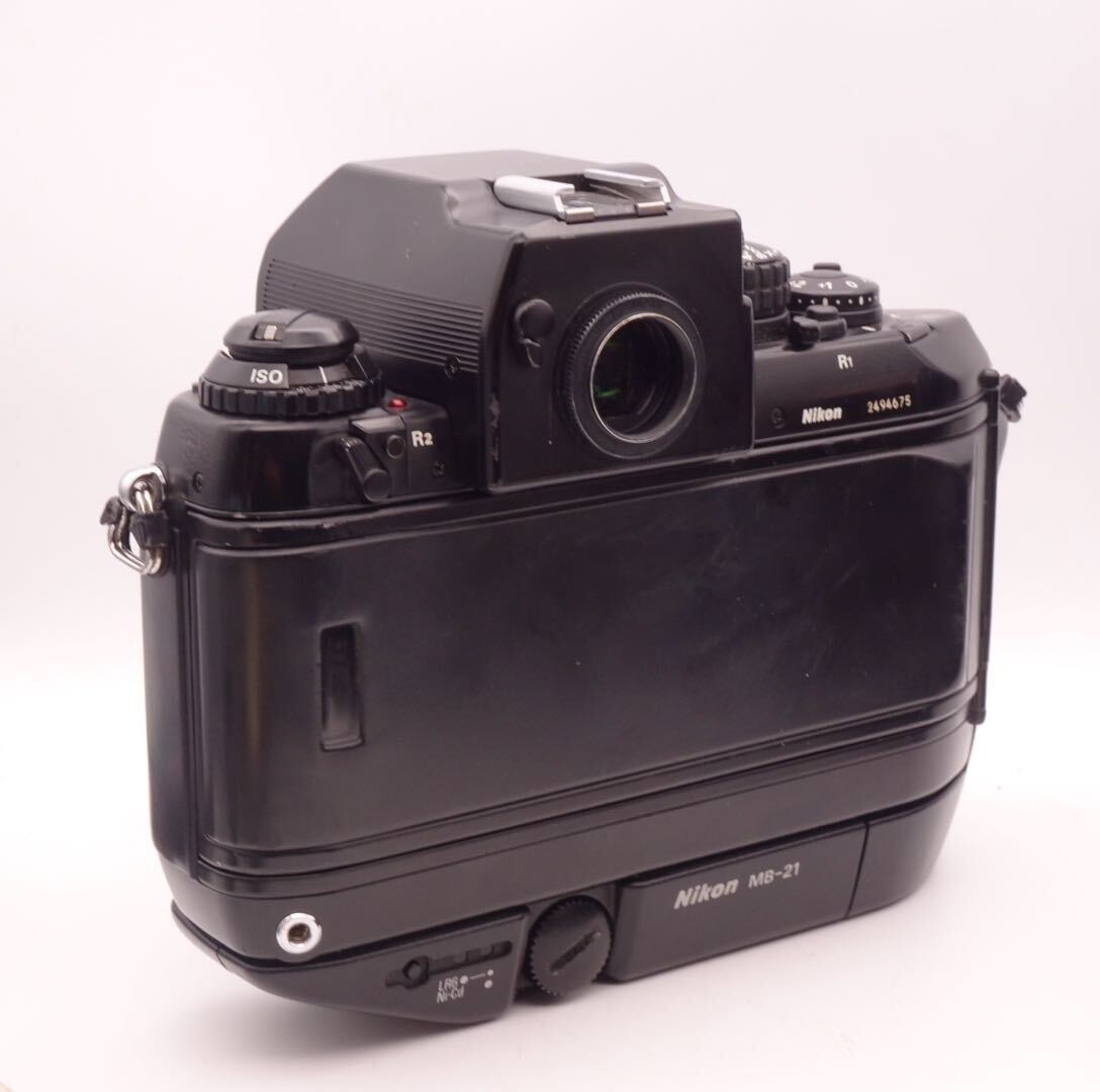 【動作確認済】 Nikon F4s + AF NIKKOR 35-70mm ニコン ボディ レンズ MB-21 ニッコール バッテリーホルダー付属 一眼レフ フィルムカメラ _画像4