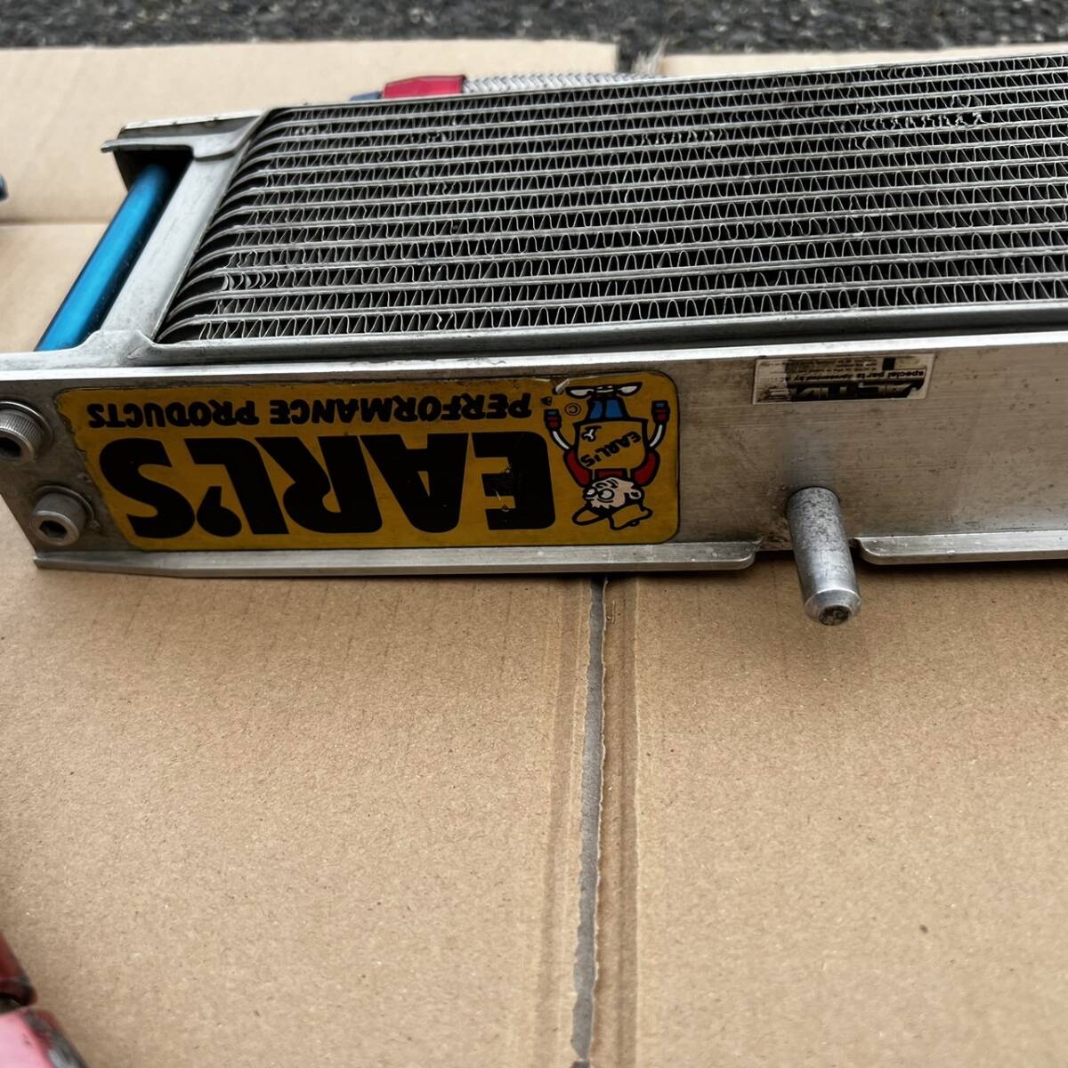 XJR400 アクティブ オイルクーラー サーモスタット 付 中古 XJR400 アクティブ オイルクーラー サーモスタット 付 中古