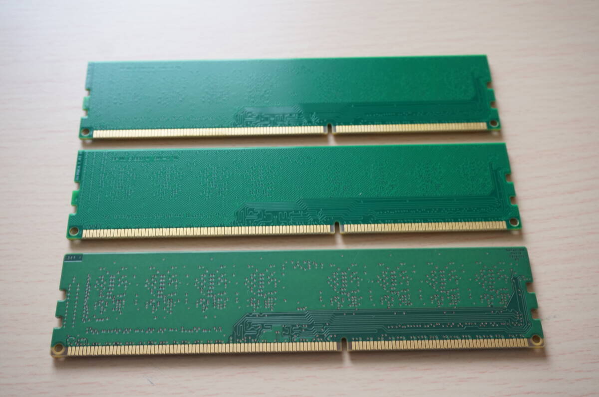 SANMAX PC3L-12800U 4GBⅹ2枚 + マイクロン PC3L-12800U 4GBｘ1枚 計１２ＧＢの画像2